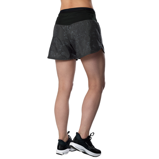 Шорты женские Mizuno Active Graphic Multi Pocket 4 Black - Фото 4 большая