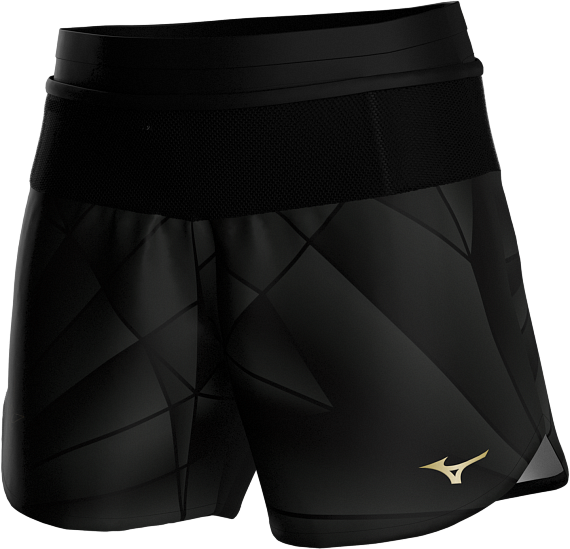 Шорты женские Mizuno Active Graphic Multi Pocket 4 Yamaori - Фото 3 большая