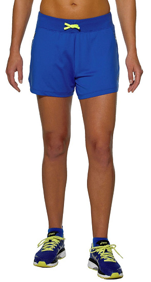 Шорты женские ASICS fuzeX 4IN Knit Short Синий/Фиолетовый - Фото 2 большая