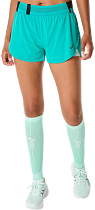 Шорты женские ASICS Metarun Split Wave Teal