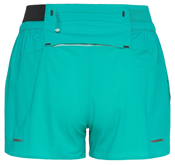 Шорты женские ASICS Metarun Split Wave Teal - Фото 2 большая