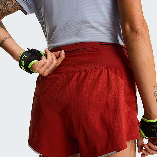 Шорты женские The North Face Summit Pacesetter 3in Short Iron Clay - Фото 10 большая