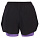 Шорты женские Nordski 2in1 Road Black/Lavender - Фото 12 малая