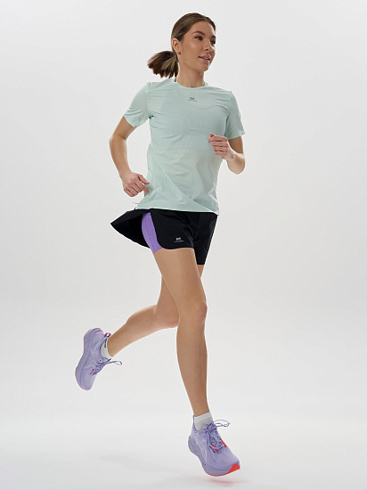 Шорты женские Nordski 2in1 Road Black/Lavender - Фото 11 большая