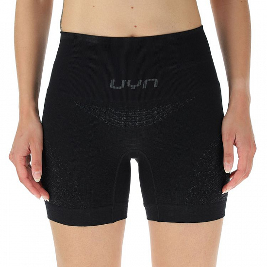 Шорты женские UYN Running Exceleration Ow Black/Black/Iron - Фото 1 большая