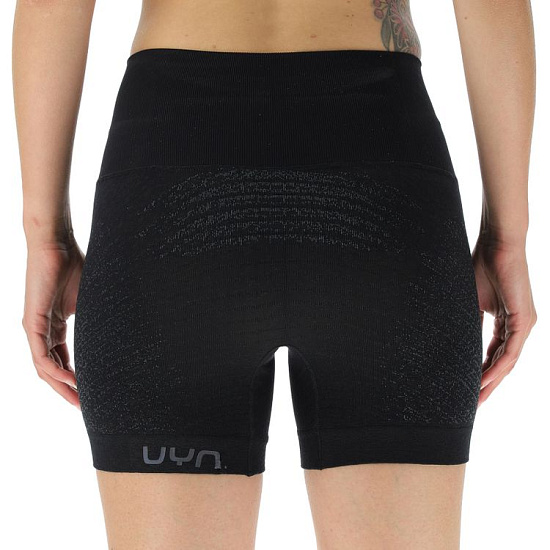 Шорты женские UYN Running Exceleration Ow Black/Black/Iron - Фото 2 большая