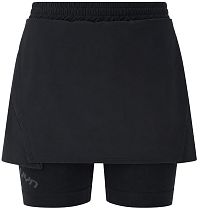 Юбка женская UYN Running Exceleration Ow Performance 2In1 Black/Cloud