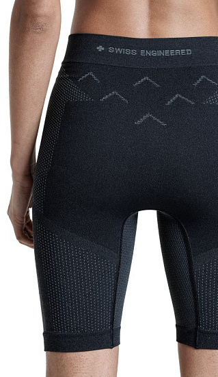 Шорты женские X-Bionic Xceed Run Black/Rhino Grey - Фото 5 большая