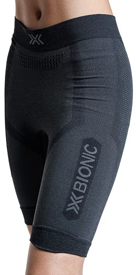 Шорты женские X-Bionic Xceed Run Black/Rhino Grey - Фото 6 большая
