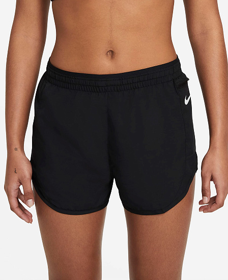 Шорты женские Nike Tempo Luxe 3in Black/Reflective Silver - Фото 3 большая