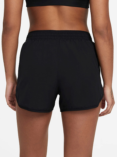 Шорты женские Nike Tempo Luxe 3in Black/Reflective Silver - Фото 4 большая