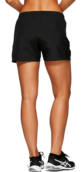 Шорты женские ASICS Silver 4In Performance Black - Фото 2 большая