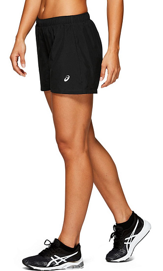 Шорты женские ASICS Silver 4In Performance Black - Фото 3 большая