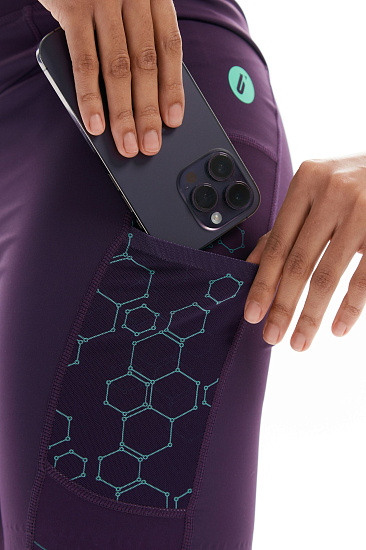 Шорты женские Bivium Спринт 3.0 Сливовый - Фото 6 большая