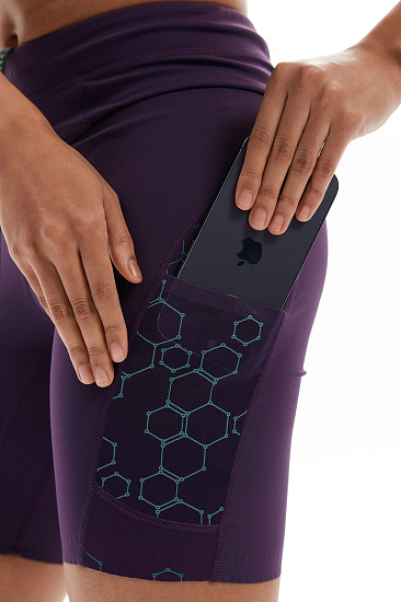 Шорты женские Bivium Спринт 3.0 Сливовый - Фото 7 большая