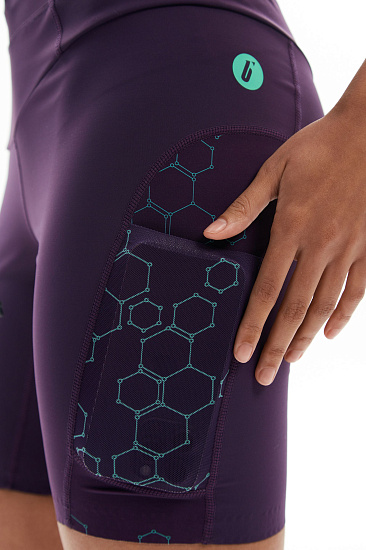 Шорты женские Bivium Спринт 3.0 Сливовый - Фото 8 большая