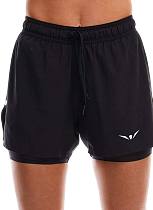 Шорты женские UGLOW Speed Aero 5 Elevate Black