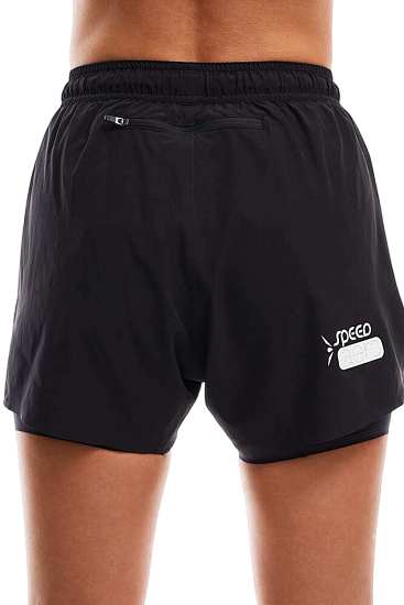 Шорты женские UGLOW Speed Aero 5 Elevate Black - Фото 3 большая