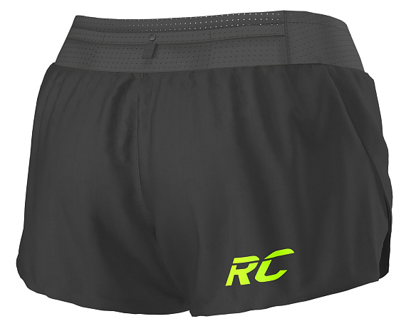 Шорты женские Scott RC Run Black/Yellow - Фото 2 большая