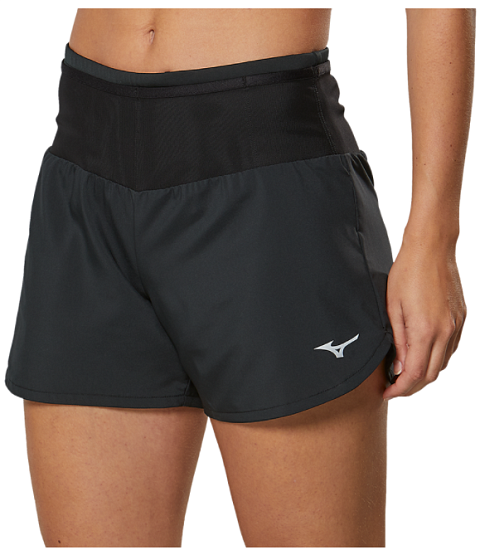 Шорты женские Mizuno Multi Pocket черный - Фото 3 большая