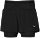 Шорты женские Mizuno Trail ER 2in1 Black - Фото 1 малая