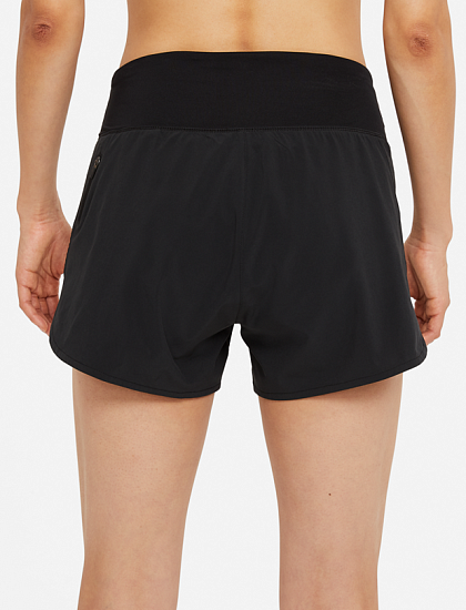 Шорты женские Nike Eclipse 3In Black - Фото 3 большая