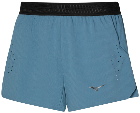 Шорты женские Mizuno Tech Light Split 3.5 Citadel - Фото 1 большая