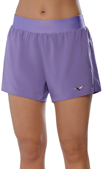 Шорты женские Mizuno Alpha 4.5 Paisley Purple - Фото 3 большая
