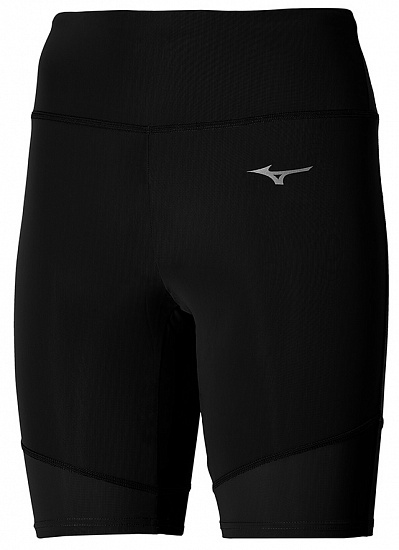 Шорты женские Mizuno Core Mid Black - Фото 1 большая
