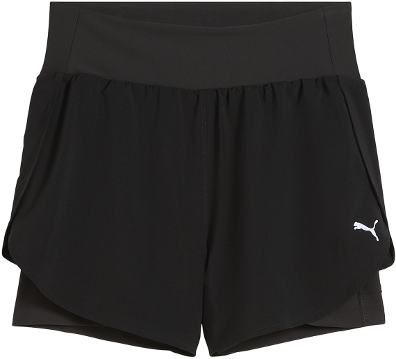 Шорты женские Puma Dreamrun 2In1 3 Dryc Puma Black - Фото 1 большая
