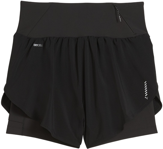 Шорты женские Puma Dreamrun 2In1 3 Dryc Puma Black - Фото 2 большая