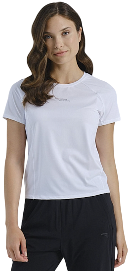 Футболка женская Anta Advanced Running White - Фото 3 большая