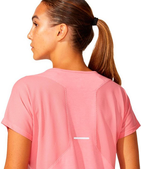 Футболка женская ASICS V-Neck SS Top Peach Petal - Фото 6 большая