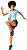 Футболка женские ASICS Race Crop Ss Smoke Blue - Фото 7 малая