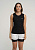 Майка женская UGLOW Wide Tank Top Black - Фото 2 малая
