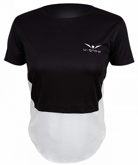 Футболка женская UGLOW Vapor Black/White - Фото 1 большая