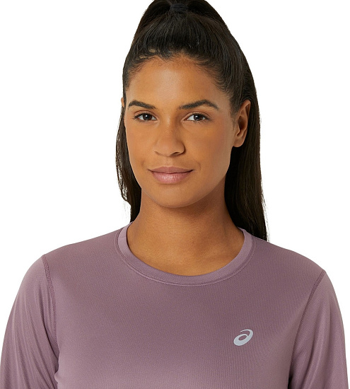 Лонгслив женский ASICS Core Dusty Mauve - Фото 4 большая