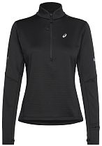 Лонгслив женский ASICS Road Winter 1/2 Zip Black
