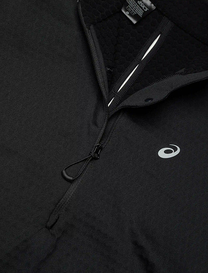 Лонгслив женский ASICS Road Winter 1/2 Zip Black - Фото 10 большая