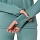 Лонгслив женский ASICS Road Winter 1/2 Zip Celadon - Фото 10 малая