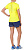 Футболка женская ASICS Lite-Show SS Top Lemon Spark - Фото 7 малая