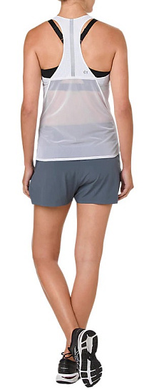 Майка женская ASICS Metarun Singlet Brilliant White - Фото 8 большая