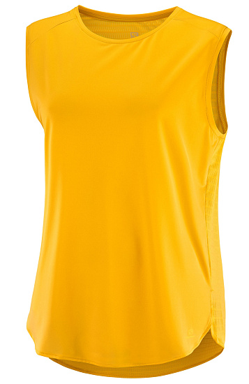 Майка женская Salomon Comet Breeze Tank Saffron - Фото 1 большая