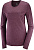 Футболка женская Salomon Agile LS Mauve /Winetasting/Heather - Фото 1 малая