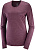 Футболка женская Salomon Agile LS Mauve /Winetasting/Heather - Фото 4 малая