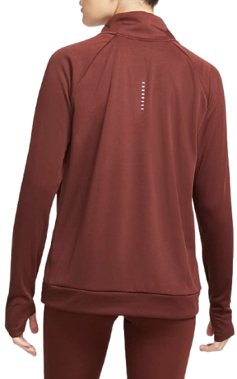 Пулон женский Nike Dri-FIT Swoosh Run Bronze Eclipse/Redstone/White - Фото 7 большая