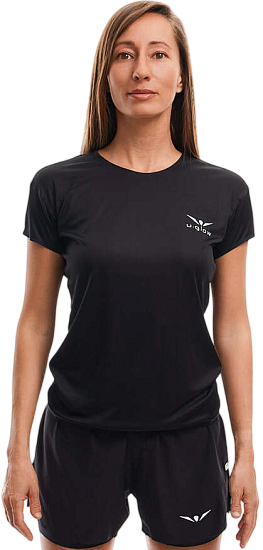 Футболка женская UGLOW Super Light Black - Фото 1 большая