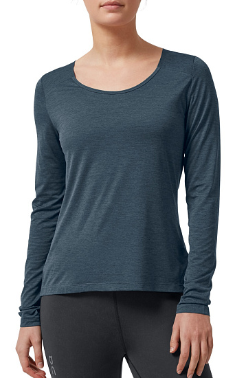 Футболка женская On Performance Long-T Navy - Фото 1 большая