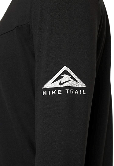 Футболка женская Nike Element Trail Black - Фото 5 большая
