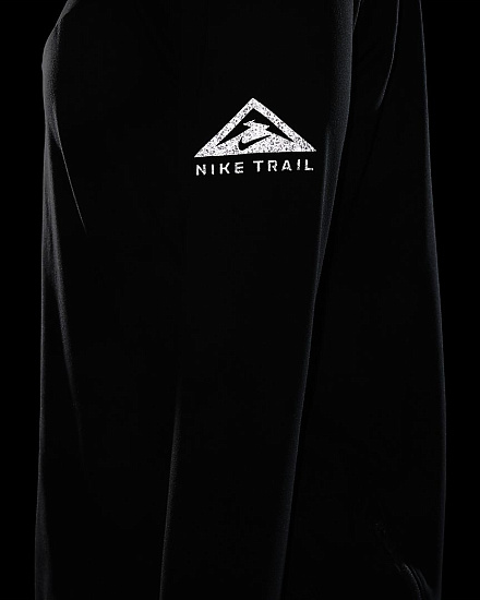 Футболка женская Nike Element Trail Black - Фото 9 большая